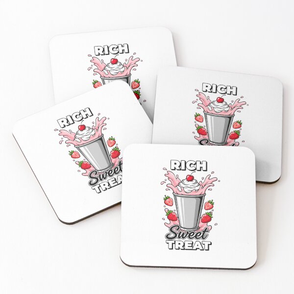 Item preview, Rich Sweet Treat Strawberry Milkshake Illustration designed and sold by C3J7.