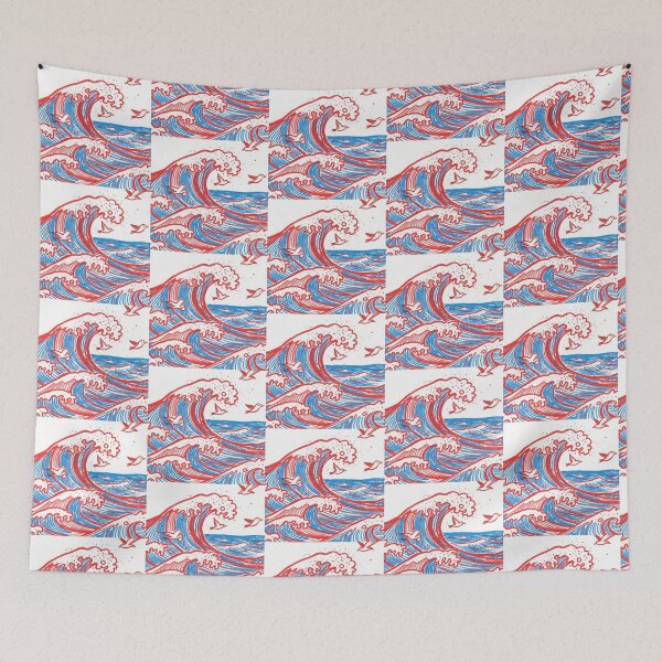 Item preview, Dynamic Crimson Tide and Soaring Birds designed and sold by zzz888.