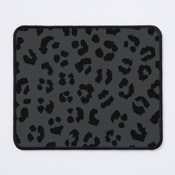Item preview, Black and Charcoal Grey Leopard Cheetah Spots Print Pattern  designed and sold by OneThreeSix.