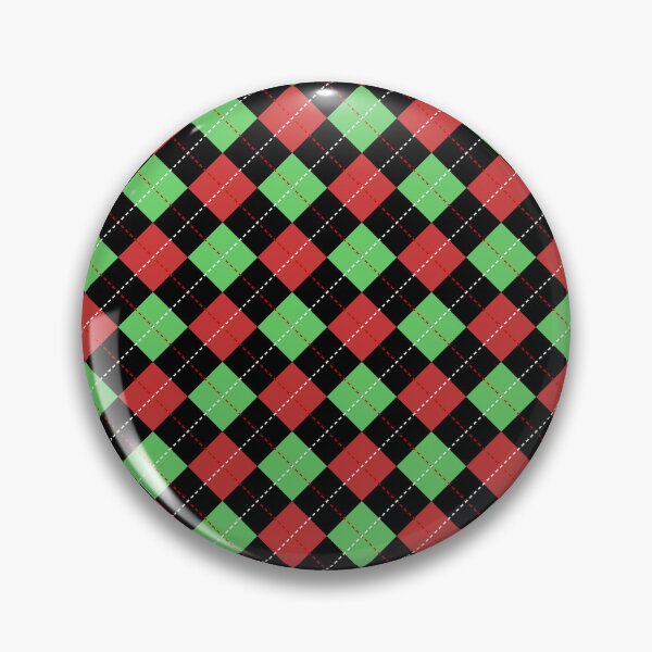 Item preview, Checkered Pattern Green And Red designed and sold by Isma Saleem.