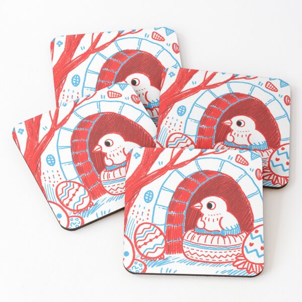Item preview, Whimsical Nesting Chick in the Crimson Arch designed and sold by zzz888.