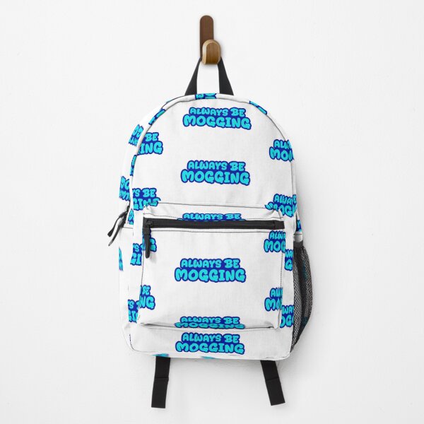 Item preview, Always Be Mogging, Blue Outline Bold Quotes designed and sold by Memes N Lore .