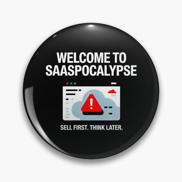 Item preview, SaaSocalypse Sell First Think Later Startup Humor designed and sold by SplashTastic.