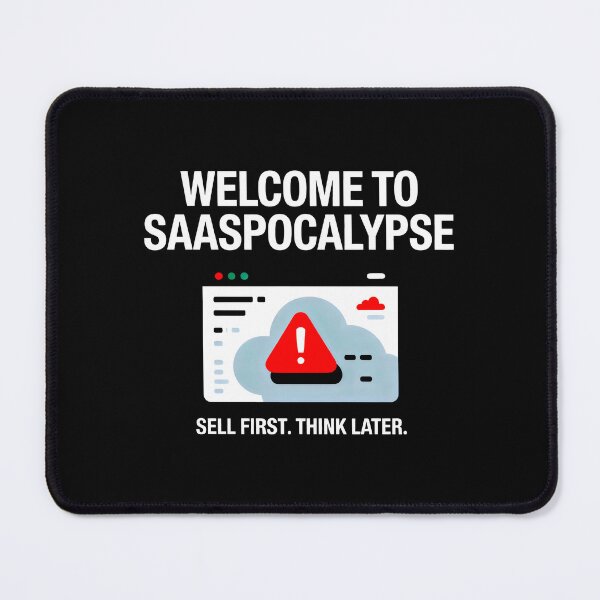 Item preview, SaaSocalypse Sell First Think Later Startup Humor designed and sold by SplashTastic.