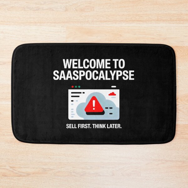 Item preview, SaaSocalypse Sell First Think Later Startup Humor designed and sold by SplashTastic.