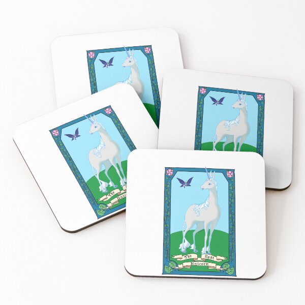 Item preview, The Last Unicorn Tarot Card designed and sold by andrew-.
