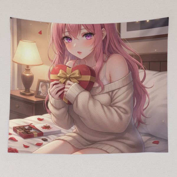 Item preview, Bedside Valentine Confession Waifu designed and sold by GerwantSHOP.