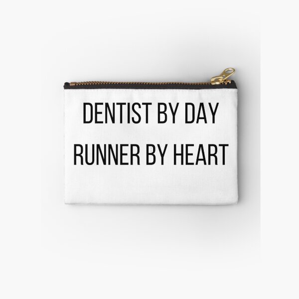 Item preview, DENTIST BY DAY RUNNER BY HEART Dentist Design designed and sold by Toothletics.