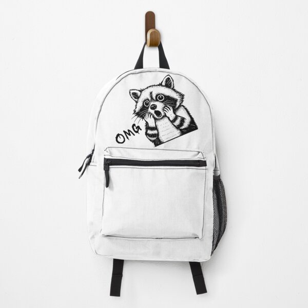 Item preview, OMG Oh My God - Shocked Raccoon designed and sold by MMPrintsDesign.