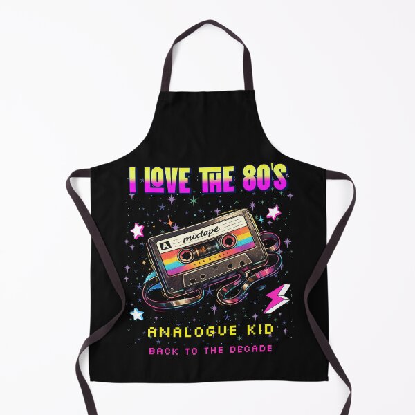 Item preview, I Love the 80s Cassette Tape – Analogue Kid Retro Music Art designed and sold by RomeoSketches.