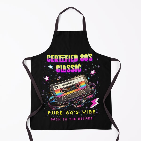 Item preview, Certified 80s Classic Cassette Tape – Retro Mixtape Neon Artwork designed and sold by RomeoSketches.