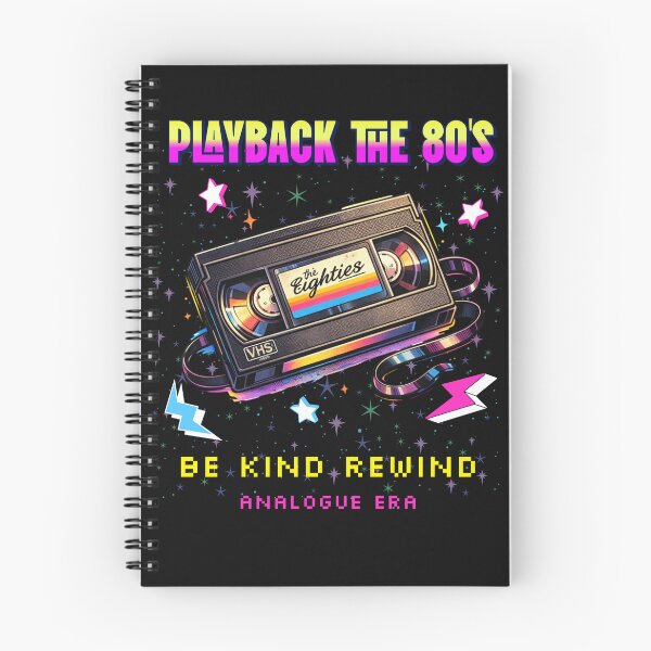 Item preview, Playback the 80s VHS Tape – Be Kind Rewind Retro Neon Design designed and sold by RomeoSketches.