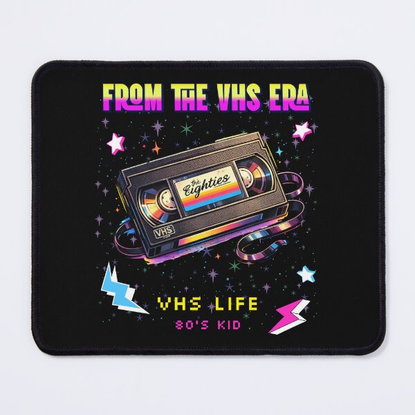 Item preview, From the VHS Era – Retro Video Cassette 80s Kid Neon Artwork designed and sold by RomeoSketches.