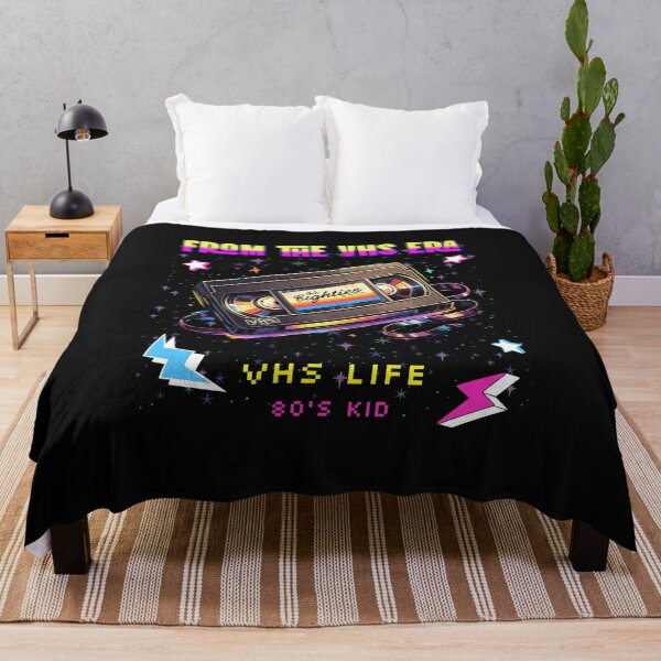 Item preview, From the VHS Era – Retro Video Cassette 80s Kid Neon Artwork designed and sold by RomeoSketches.