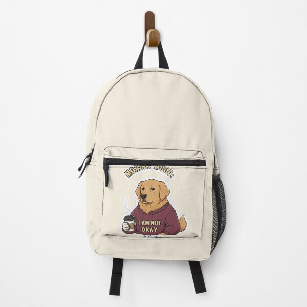Item preview, Monday Mood Golden Retriever: Not Okay - Funny Grumpy Dog Coffee Tee designed and sold by PriyaMagic.