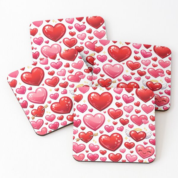 Item preview, cute valentines love hearts designed and sold by Metaverse8.