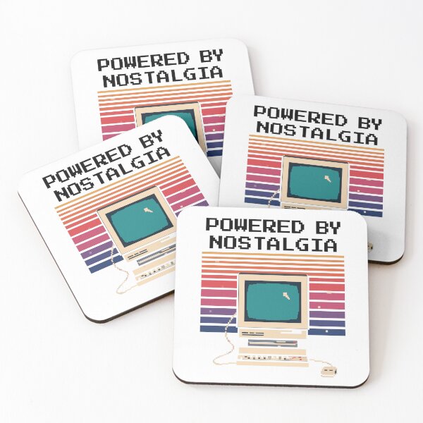 Item preview, Powered by Nostalgia – Retro Pixel Computer designed and sold by TomoMadeIt.