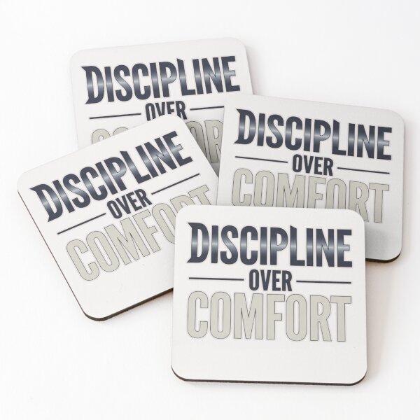 Item preview, Discipline Over Comfort | Aesthetic Biohacking Tee - Cold Plunge Edition designed and sold by FitEnvy.