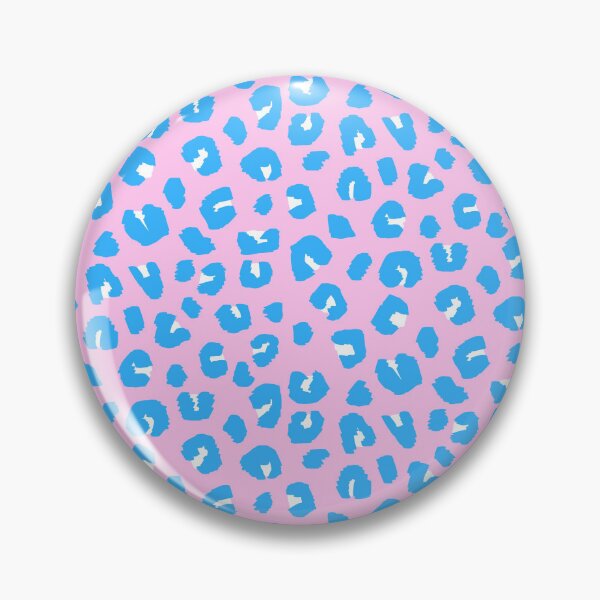 Item preview, Leopard Print Spots Blue on Pink designed and sold by OneThreeSix.