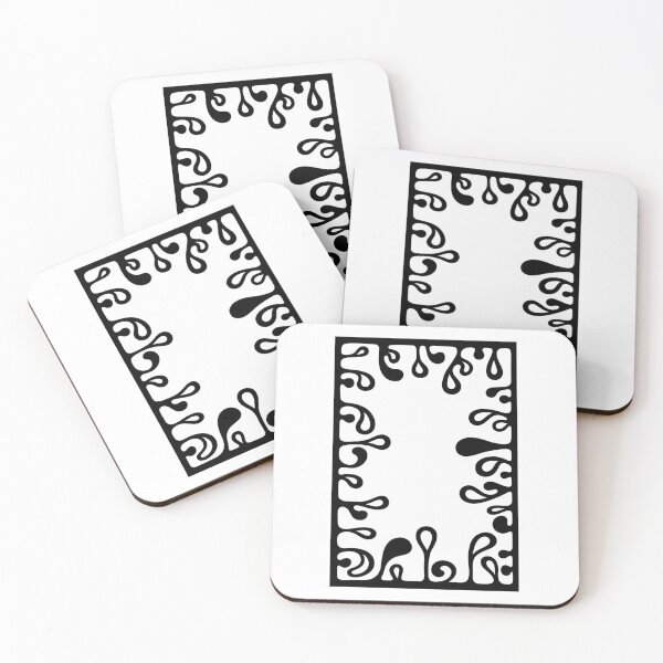 Item preview, Abstract Black and White Decorative Frame designed and sold by GTeoArt.