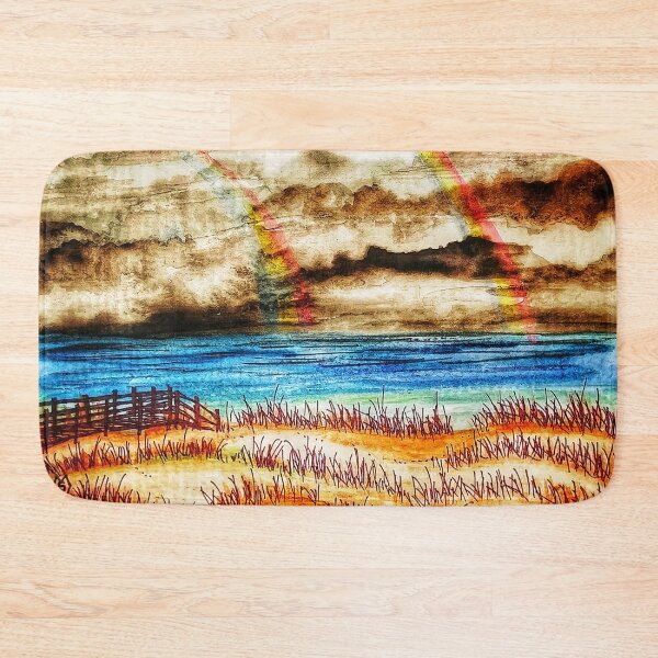 Item preview, Double Rainbow at the Beach  designed and sold by Matt Starr Fine Art .