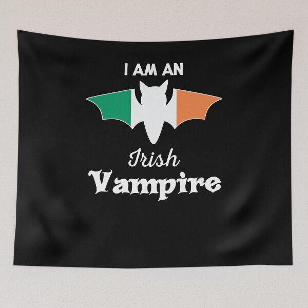 Item preview, Vampire Ireland Flag Halloween  designed and sold by countryflags.