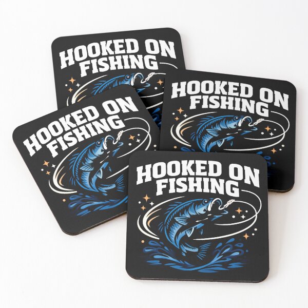 Item preview, Hooked on Fishing – Funny Angler Fishing designed and sold by SidTastic .