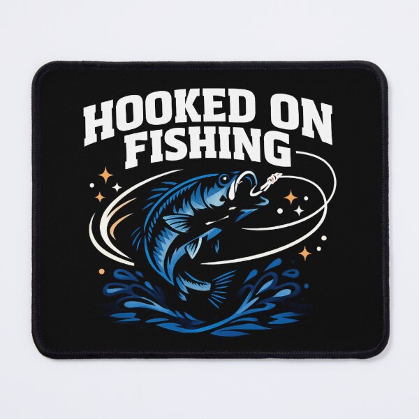 Item preview, Hooked on Fishing – Funny Angler Fishing designed and sold by SidTastic .