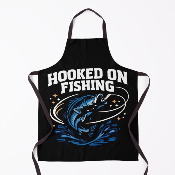 Item preview, Hooked on Fishing – Funny Angler Fishing designed and sold by SidTastic .
