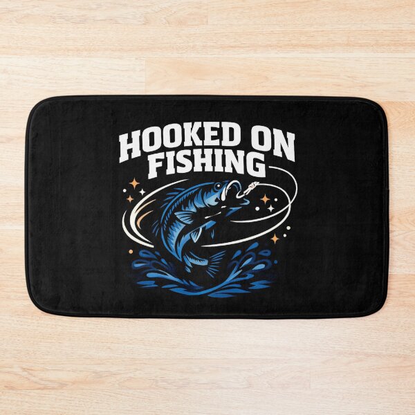 Item preview, Hooked on Fishing – Funny Angler Fishing designed and sold by SidTastic .