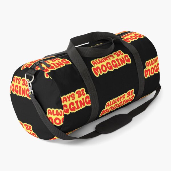 Item preview, Always Be Mogging, Red and Yellow Outline Bold Quotes designed and sold by Memes N Lore .