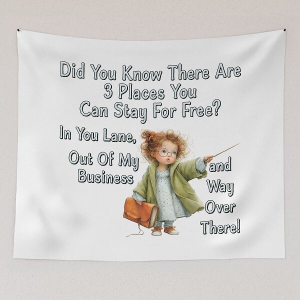 Item preview, 3 Places You Can Stay For Free designed and sold by FoggyBogs.