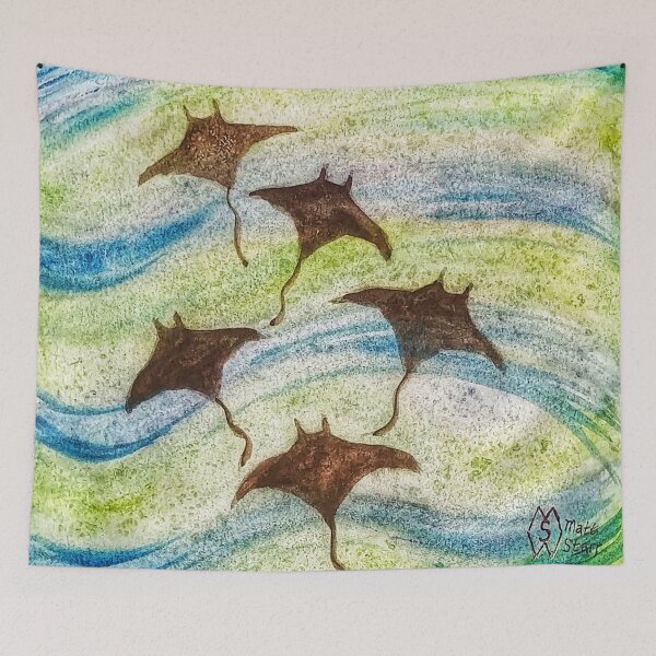 Item preview, Manta Ray Surf  designed and sold by Matt Starr Fine Art .