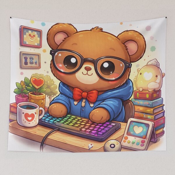 Item preview, Nerd bear designed and sold by kiradax17.