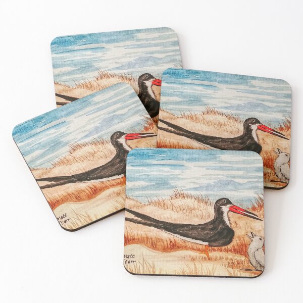 Item preview, Black Skimmer and Chick  designed and sold by Matt Starr Fine Art .