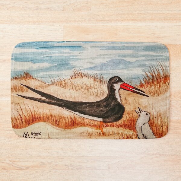 Item preview, Black Skimmer and Chick  designed and sold by Matt Starr Fine Art .