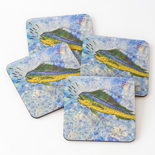Item preview, Mahi-Mahi Feeding Frenzy  designed and sold by Matt Starr Fine Art .