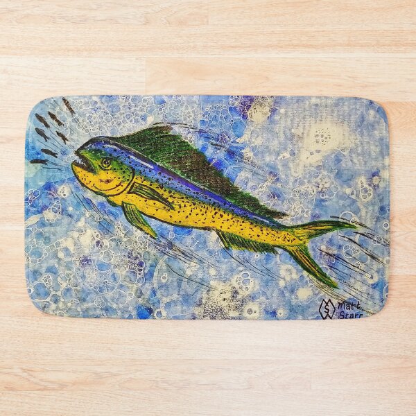 Item preview, Mahi-Mahi Feeding Frenzy  designed and sold by Matt Starr Fine Art .