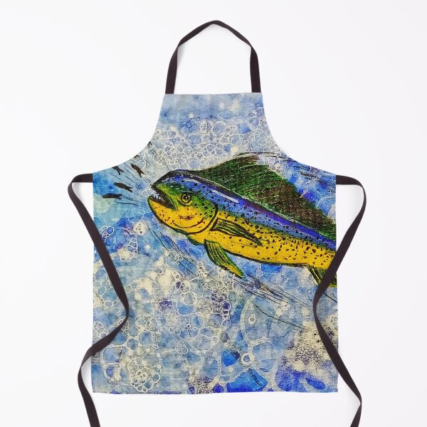 Item preview, Mahi-Mahi Feeding Frenzy designed and sold by Matt Starr Fine Art .