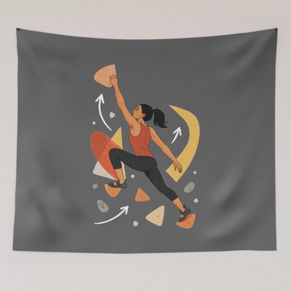 Item preview, Bouldering Motivation – Upward Movement designed and sold by Pineapple-Tree.