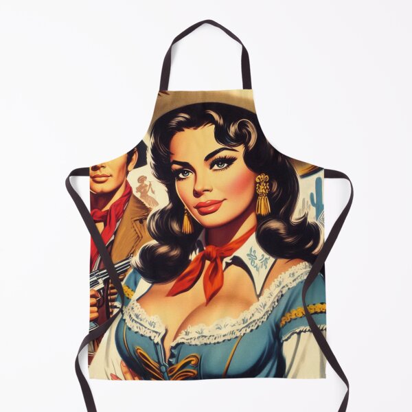 Item preview, Retro Western Girl designed and sold by PulpVintage.