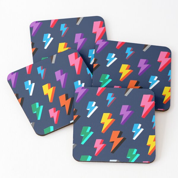 Item preview, Rainbow Lightning Bolts designed and sold by OneThreeSix.