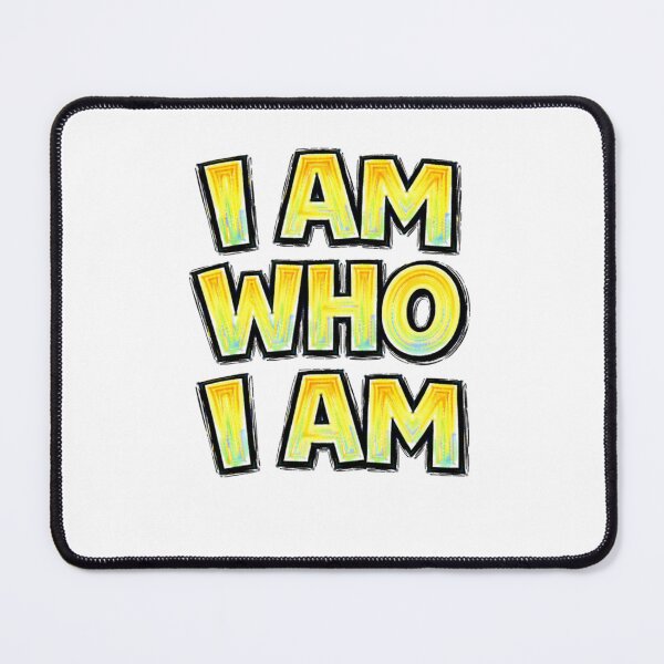 Item preview, I Am Who I Am – Hand Drawn Childlike Typography designed and sold by Mac Sketches.