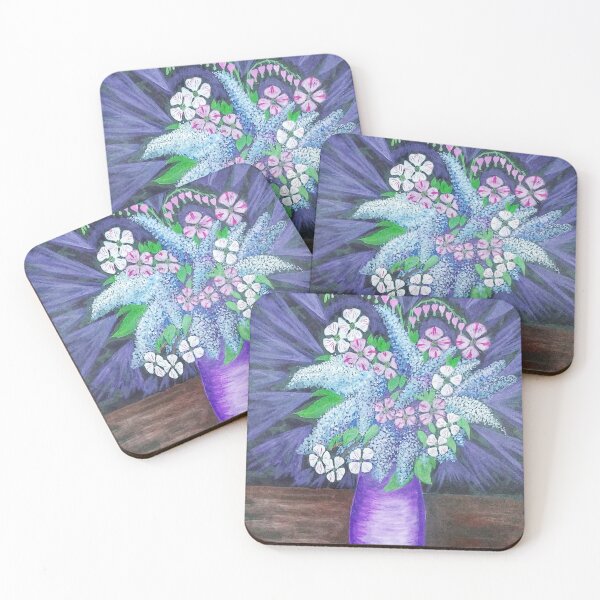Item preview, Lilacs, Dogwood and Bleeding Hearts Flowers  designed and sold by Matt Starr Fine Art .