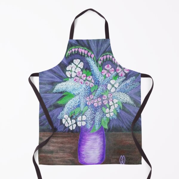 Item preview, Lilacs, Dogwood and Bleeding Hearts Flowers designed and sold by Matt Starr Fine Art .
