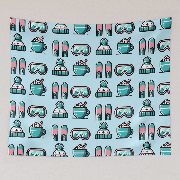 Item preview, Ski Girl Essentials - Goggles and Hot Cocoa designed and sold by GREENZ0NE.