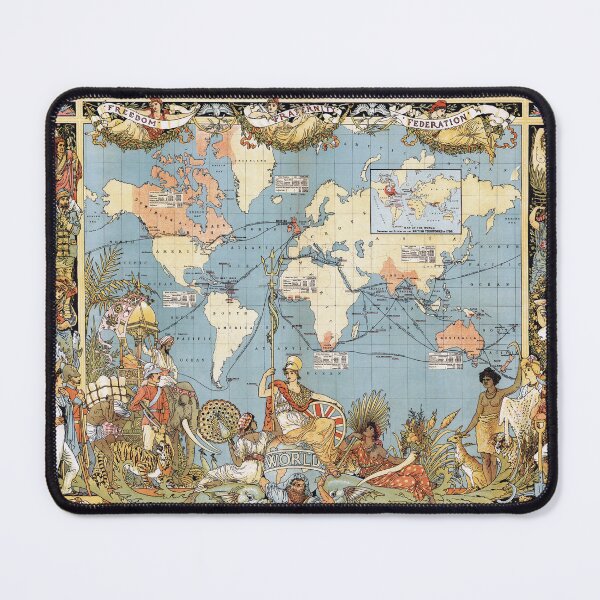 Item preview, Extent of the British Empire in 1886 designed and sold by colourfind.