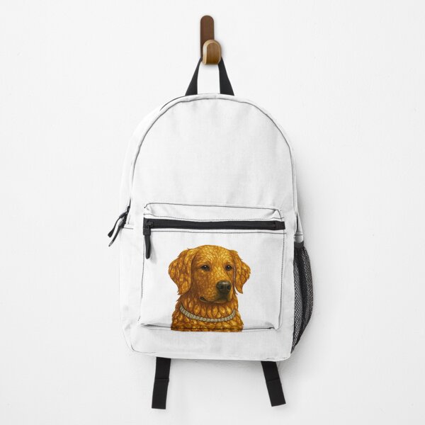 Item preview, Gemstone Golden Retriever Portrait with Diamond Collar designed and sold by DigitalGemArt.