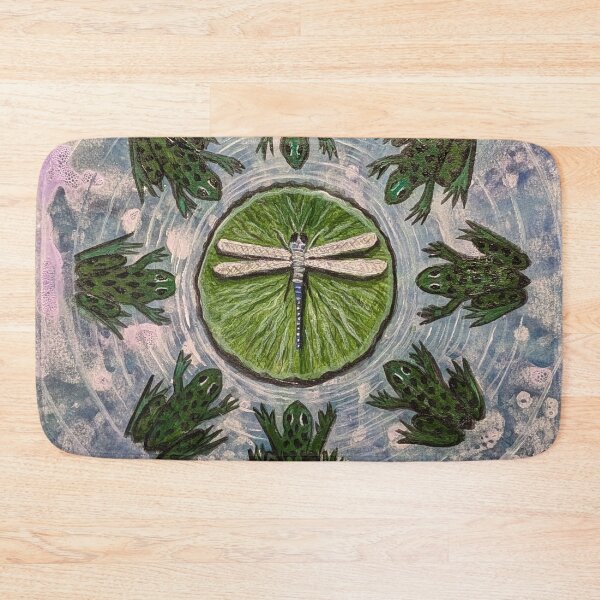 Item preview, Dragonfly vs the Frogs  designed and sold by Matt Starr Fine Art .