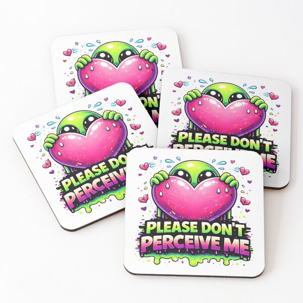 Item preview, Please Don’t Perceive Me Alien Heart designed and sold by AnnDesignStudio.